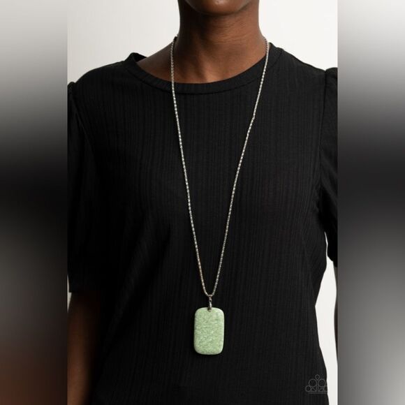 Fundamentally Funky Green Necklace (63) - Picture 1 of 3